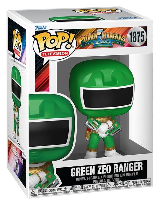 Power Rangers Zeo POP! Movies Vinyl Figuren Zeo Ranger Green 9 cm