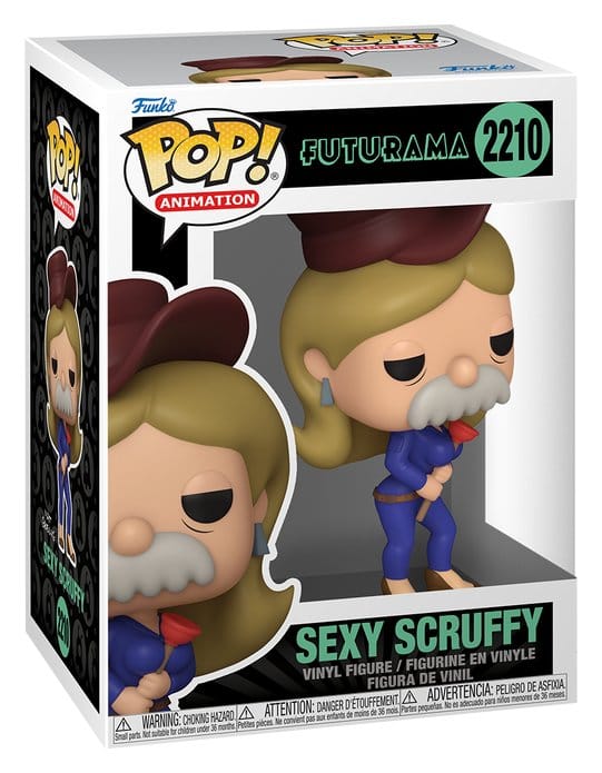 Futurama Pop! Animation Vinyl Figur Sexy Scruffy 9 cm