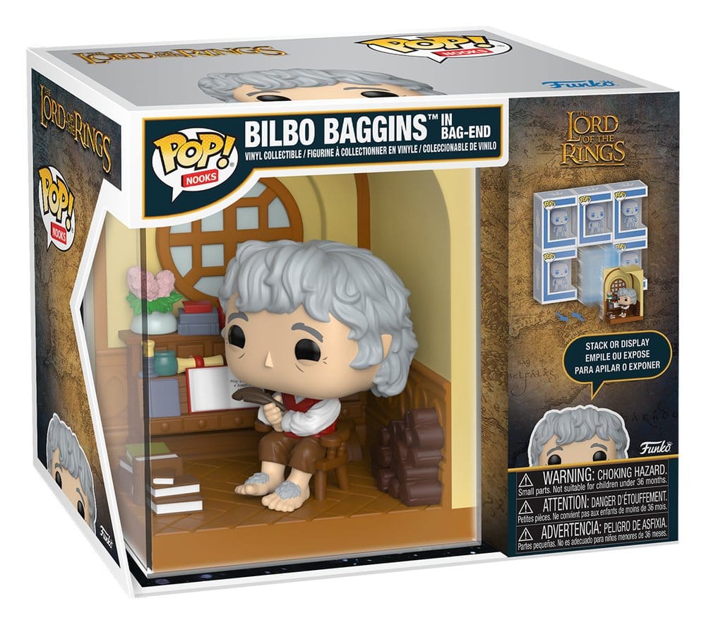Herr der Ringe POP! Nooks Vinyl Diorama Bilbo Beutlin