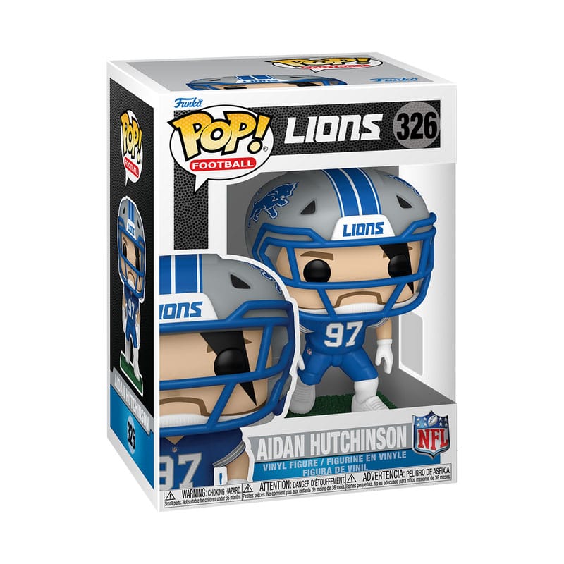 NFL: Legends POP! Sports Vinyl Figur Lions- Aidan Hutchinson (Home) 9 cm