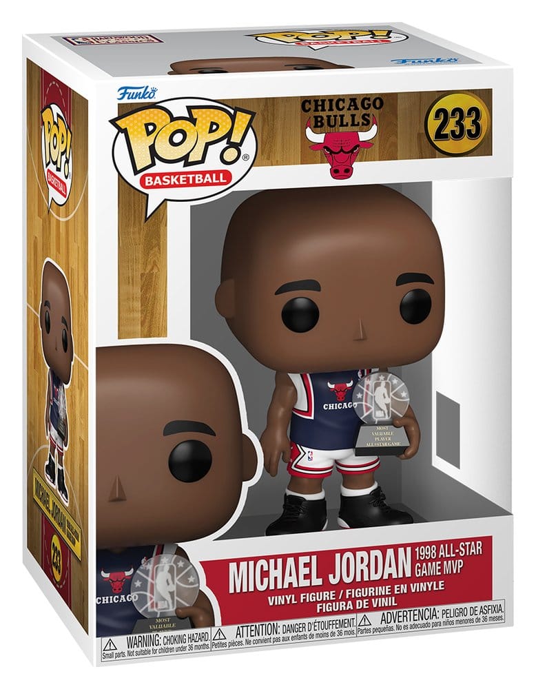 NBA Legends POP! Sports Vinyl Figur Bulls- Michael Jordan (1998 ASG MVP) 9 cm