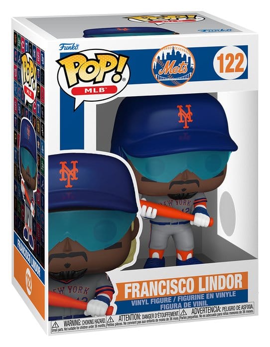 MLB POP! Vinyl Figur Mets- Francisco Lindor 9 cm