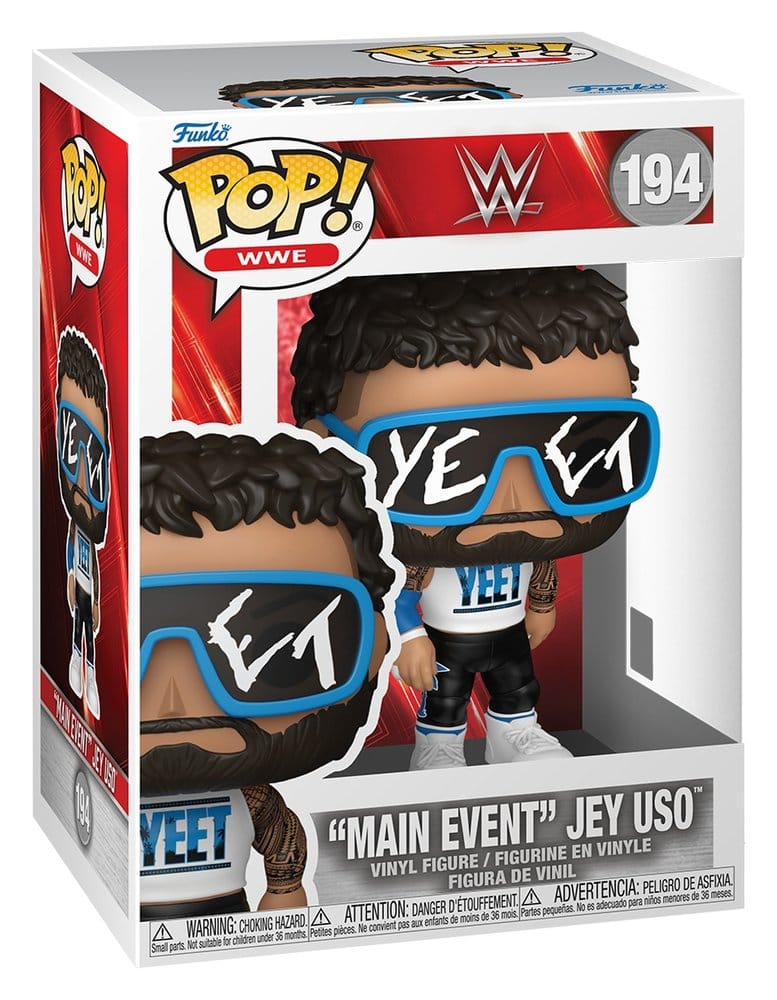 WWE POP! Vinyl Figur "Main Event" Jey Uso 9 cm