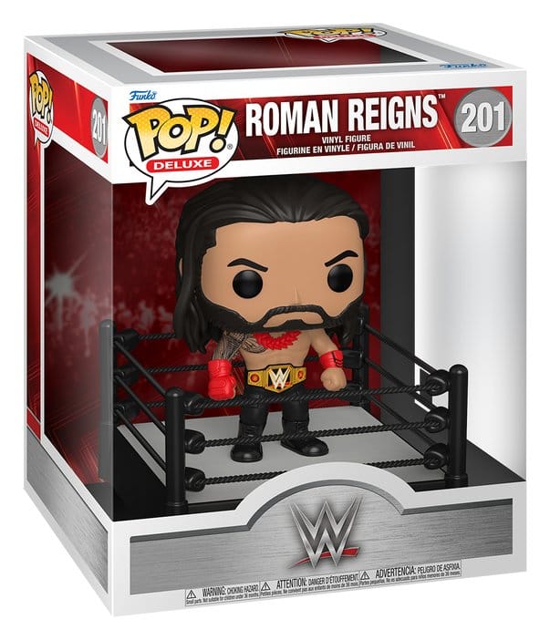 WWE POP! Deluxe Vinyl Figur Roman Reigns in Ring 9 cm