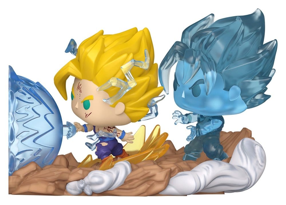 Dragon Ball Z POP Moments Vinyl Figuren Father-Son Kamehameha 9 cm