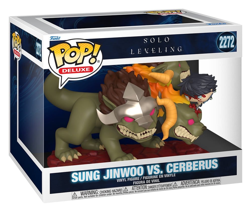 Solo Leveling POP! Deluxe Vinyl Figur Jinwoo Vs Cerberus 9 cm