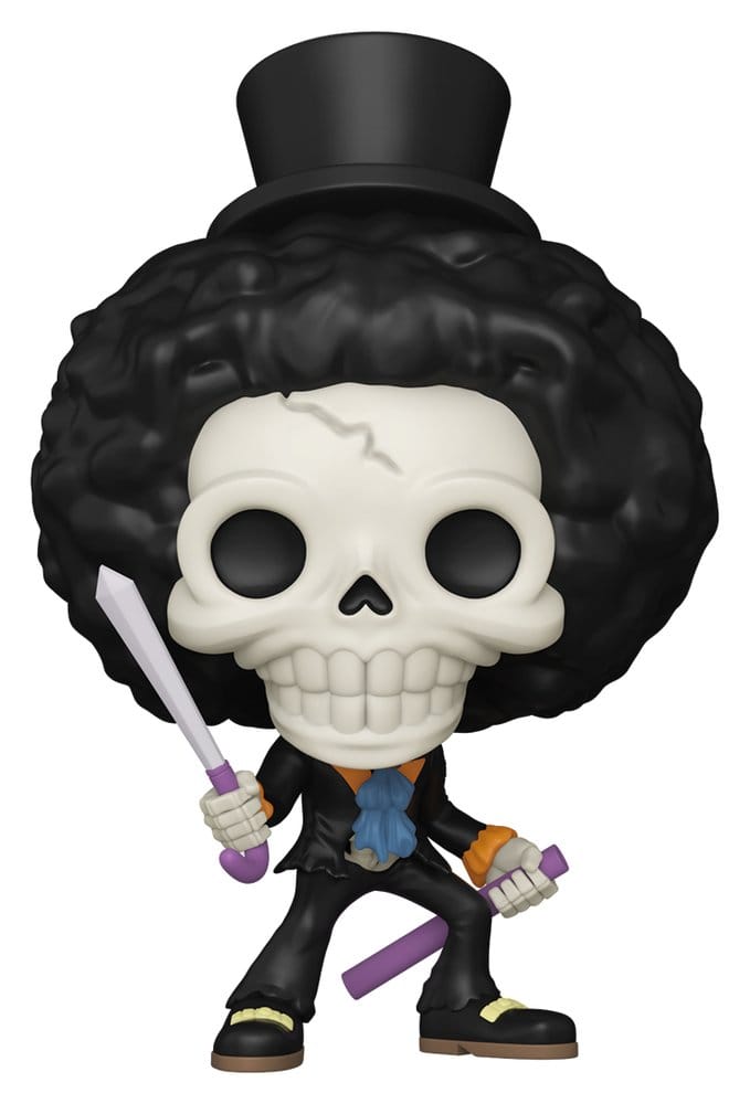 One Piece POP! Animation Vinyl Figur Brook (Refresh) 9 cm