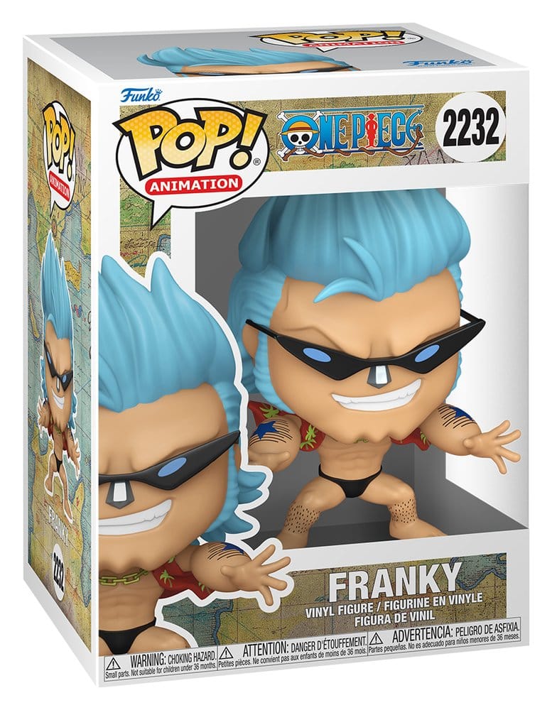 One Piece POP! Animation Vinyl Figur Franky (Refresh) 9 cm