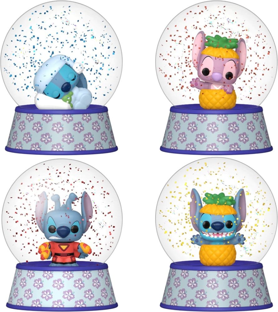 Lilo & Stitch Mystery Minis Minifiguren Glitter Globes PDQ 5 cm Display (12)