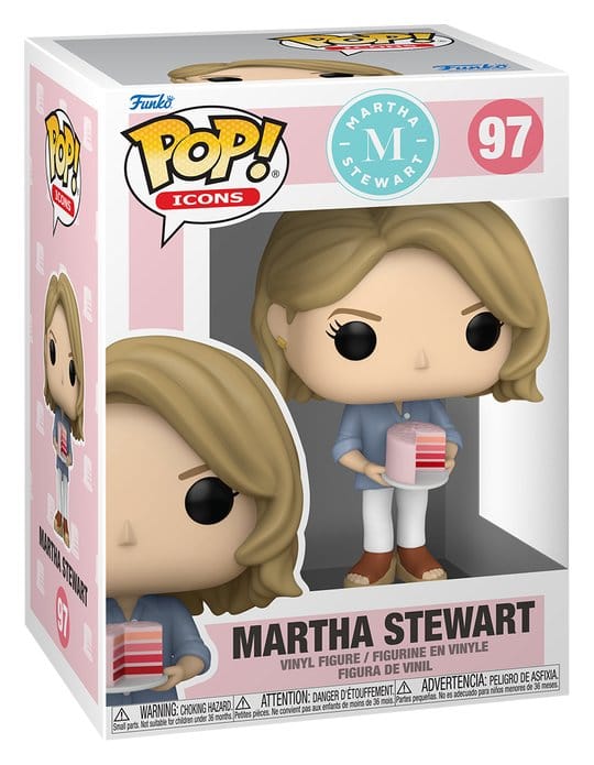 Martha Stewart POP! Icons Vinyl Figur Martha Stewart (with Cake) 9 cm