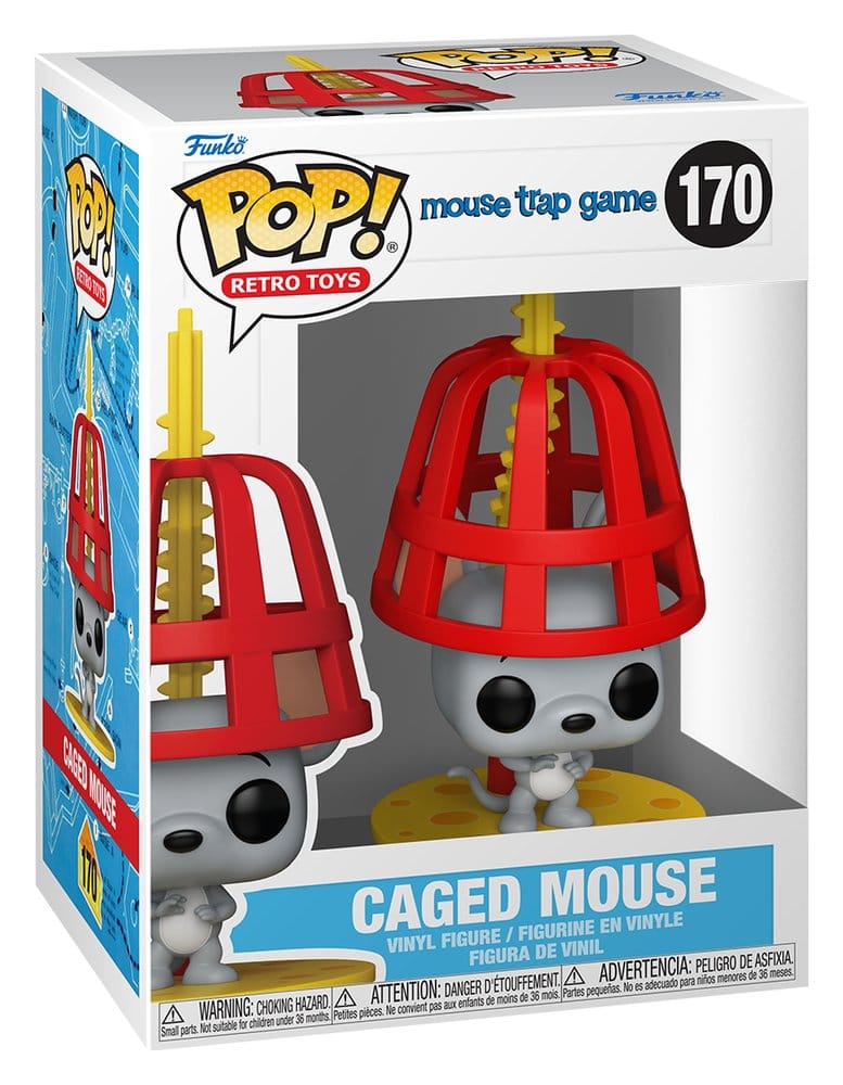 Mouse Trap POP! Games Vinyl Figur Caged Mouse 9 cm
