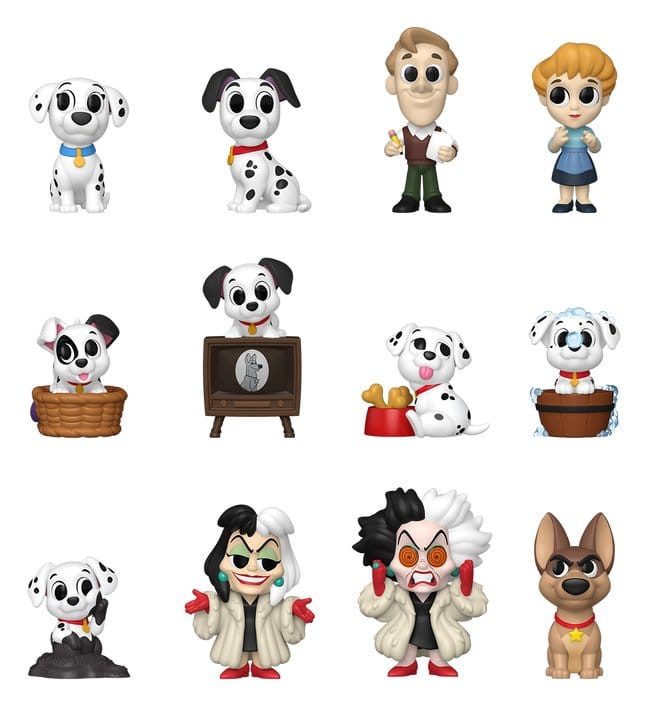 101 Dalmatiner Mystery Minis Minifiguren PDQ 5 cm Display (12)