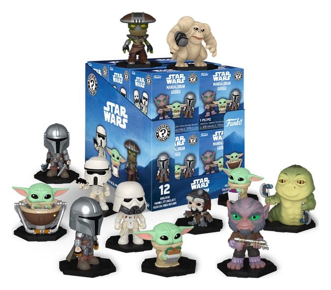 Star Wars Mystery Minis Minifiguren 5 cm The Mandalorian and Grogu Series 2 Display (12)