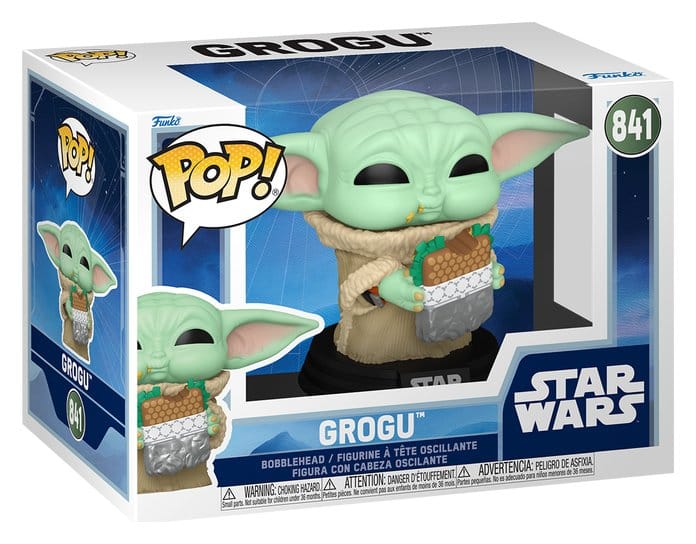 Star Wars: The Mandalorian and Grogu POP! Vinyl Figur Grogu with Sandwich 9 cm