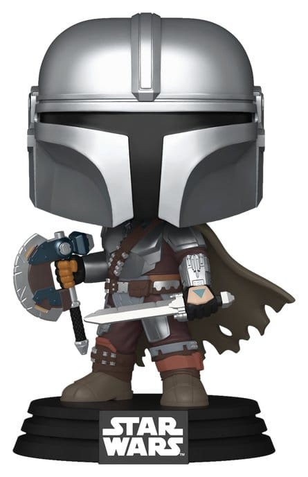 Star Wars: The Mandalorian and Grogu POP! Vinyl Figur The Mandalorian (Dual Wield) 9 cm