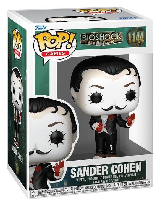 Bioshock POP! Games Vinyl Figur Sander Cohen 9 cm