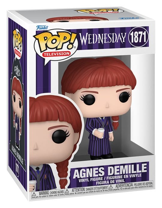 Wednesday POP! TV Vinyl Figur Agnes Demille 9 cm