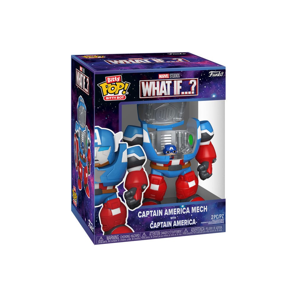 Marvel Bitty POP! Bots Figur WI- CA Mech w/Cap 11,7 cm
