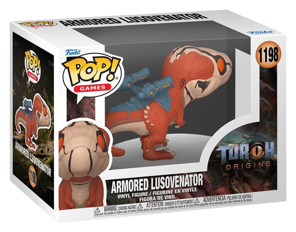 Turok POP! Games Vinyl Figur Armored Lusovenator 9 cm