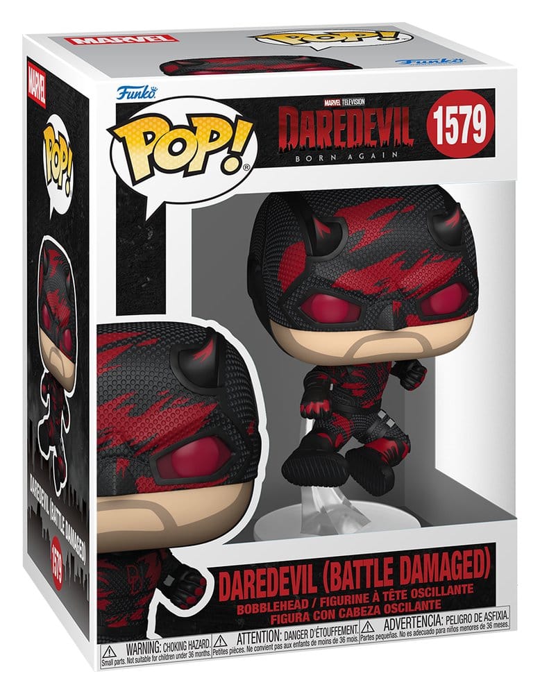 Daredevil: Born Again POP! Marvel Vinyl Figur Daredevil (Battle Damaged) 9 cm