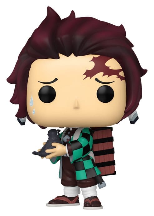 Demon Slayer: Kimetsu no Yaiba POP! Animation Vinyl Figuren Tanjiro w/Crow 9 cm