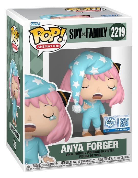 Spy x Family POP! Animation Vinyl Figuren Anya Forger (Pajamas) 9 cm