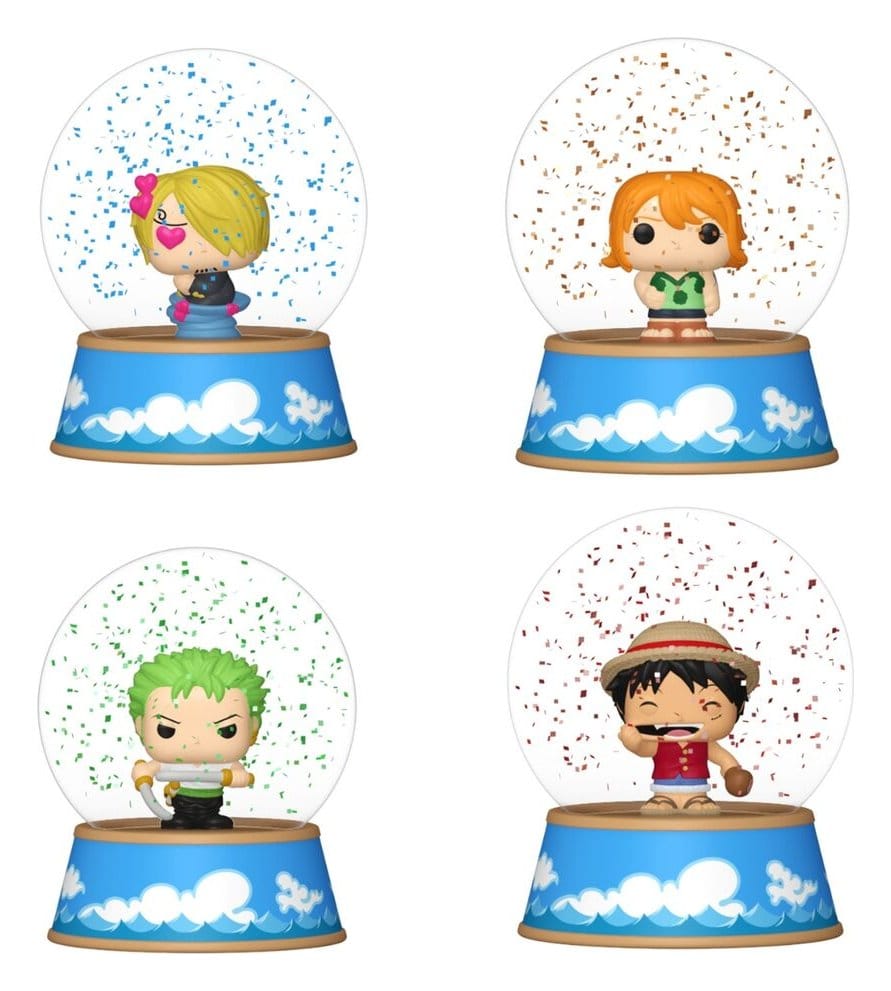 One Piece Mystery Minis Minifiguren Glitter Globes PDQ 5 cm Display (12)