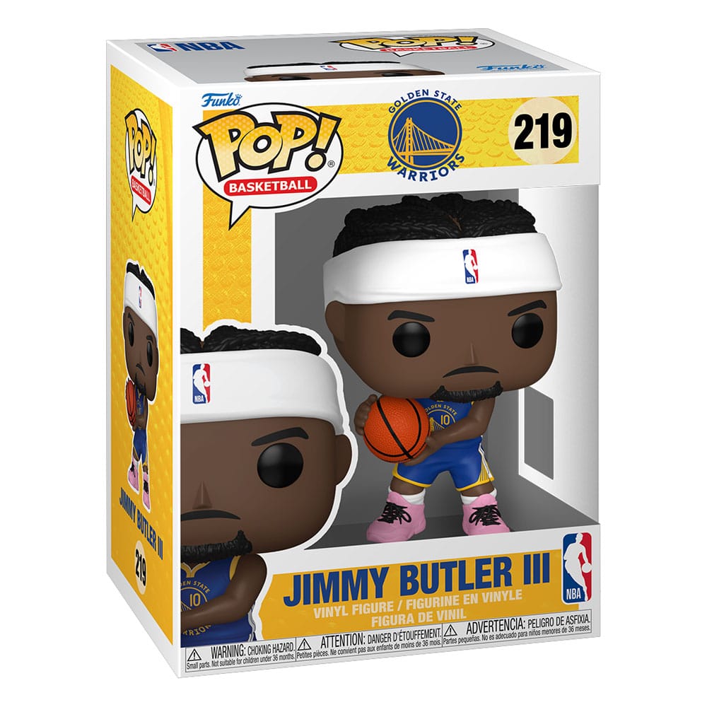 NBA POP! Basketball Vinyl Figur Golden State Warriors: Jimmy Butler III (2025 Icon Edition Uniform) 9 cm