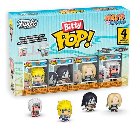 Naruto Bitty POP! Vinyl Figuren 4er-Pack Display (12) 2,5 cm