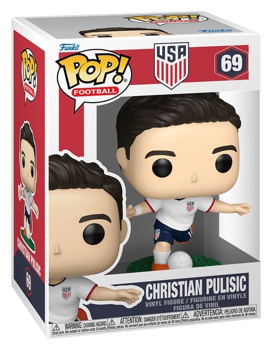 EFL POP! Football Vinyl Figur USA - Christian Pulisic 9 cm
