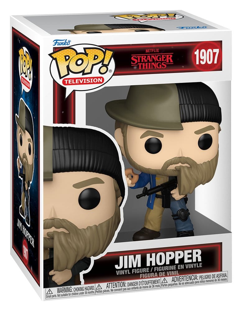 Stranger Things POP! TV Vinyl Figuren Jim Hopper SPLT 9 cm