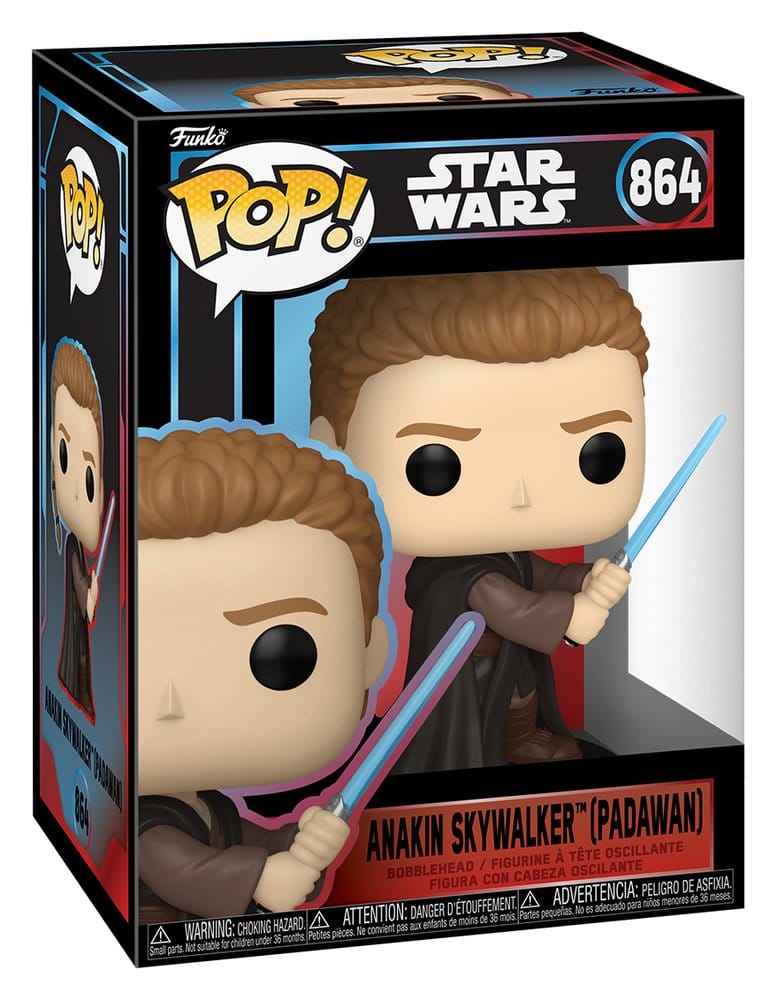 Star Wars POP! Vinyl Wackelkopf-Figur Anakin Skywalker (Padawan) 11 cm