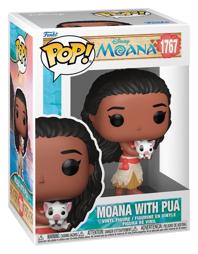 Vaiana POP! & Buddy Vinyl Figur Moana w/Pua 9 cm