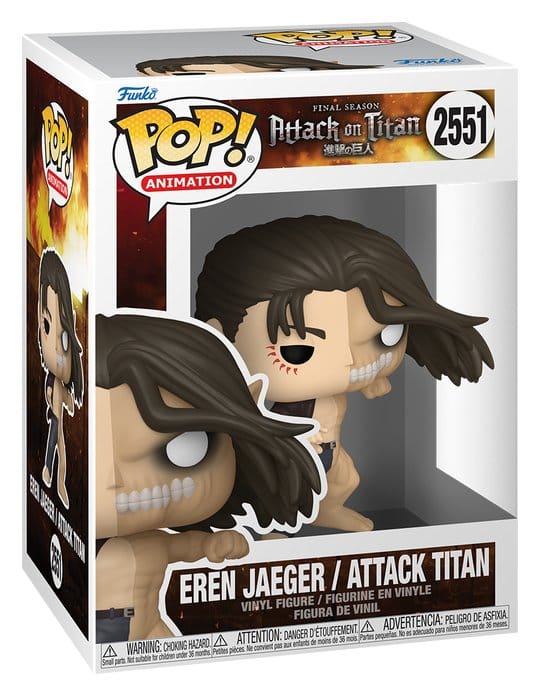 Attack on Titan POP! Animation Vinyl Figur Split- Attack Titan 9 cm