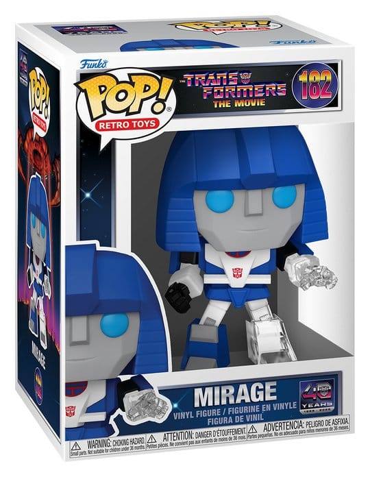 Transformers POP! Retro Toys Vinyl Figur Mirage 9 cm