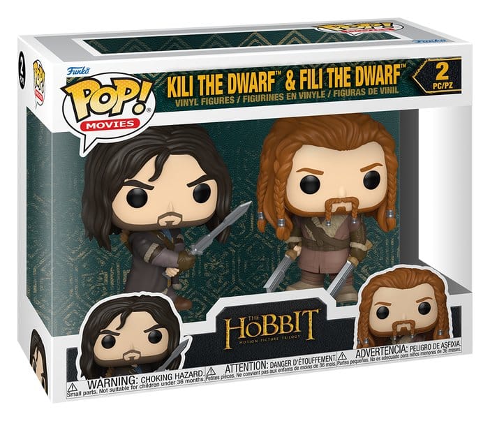 Der Hobbit POP! Vinyl Figuren 2er-Pack Kili & Fili 10 cm