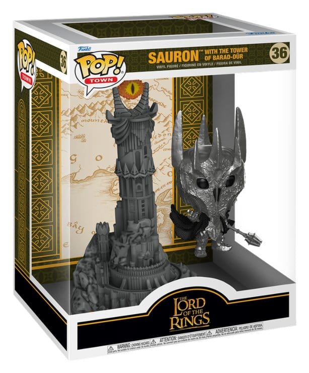 Herr der Ringe POP! Town Vinyl Figuren Barad-Dur(GW) 9 cm