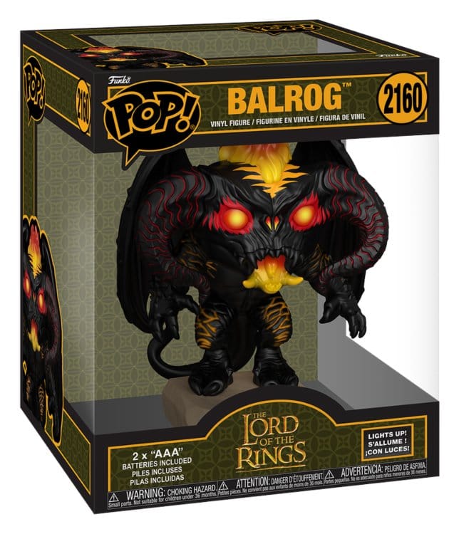 Herr der Ringe Super Sized POP! Animation Vinyl Figur Balrog 15 cm