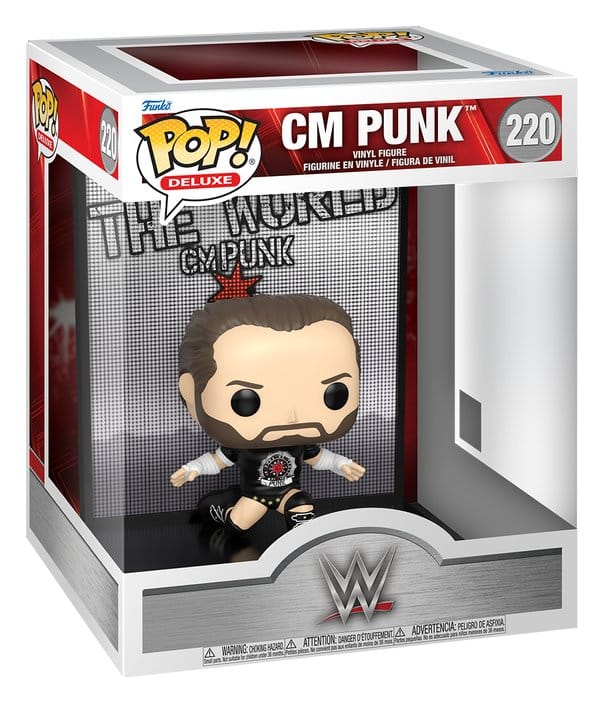 WWE POP! Deluxe Vinyl Figur CM Punk 9 cm