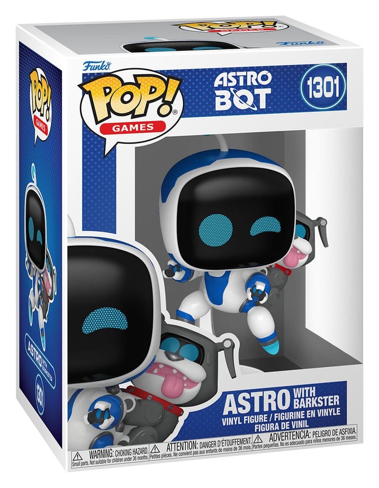 Astro Bot POP! Games Vinyl Figur Astro with Barkster 9 cm