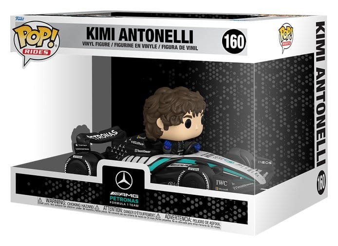 Formel 1 POP! Rides Super Deluxe Vinyl Figur Mercedes Benz - KIMI 15 cm