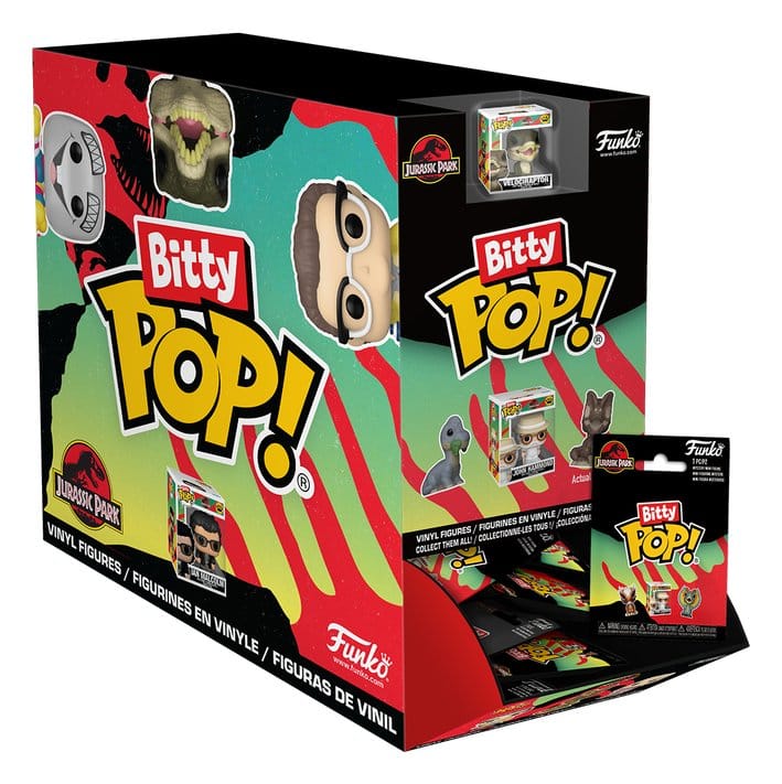 Jurassic Park Bitty POP! Vinyl Figuren 2 cm Display (32)