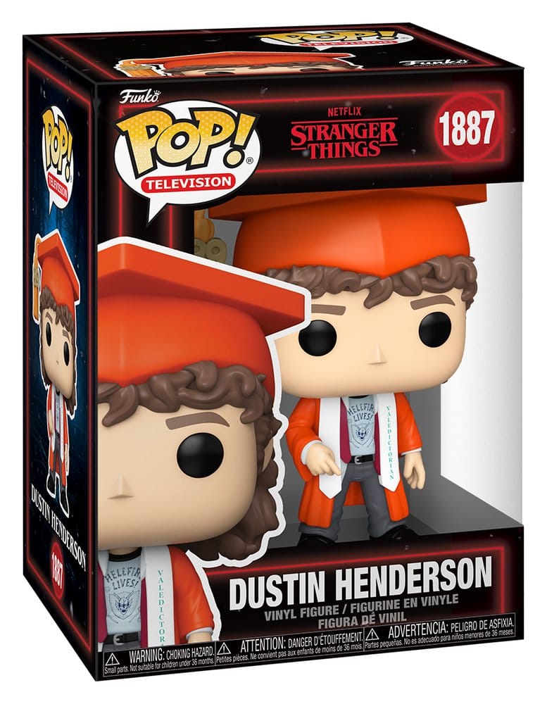 Stranger Things POP! TV Vinyl Figuren Dustin Henderson 9 cm