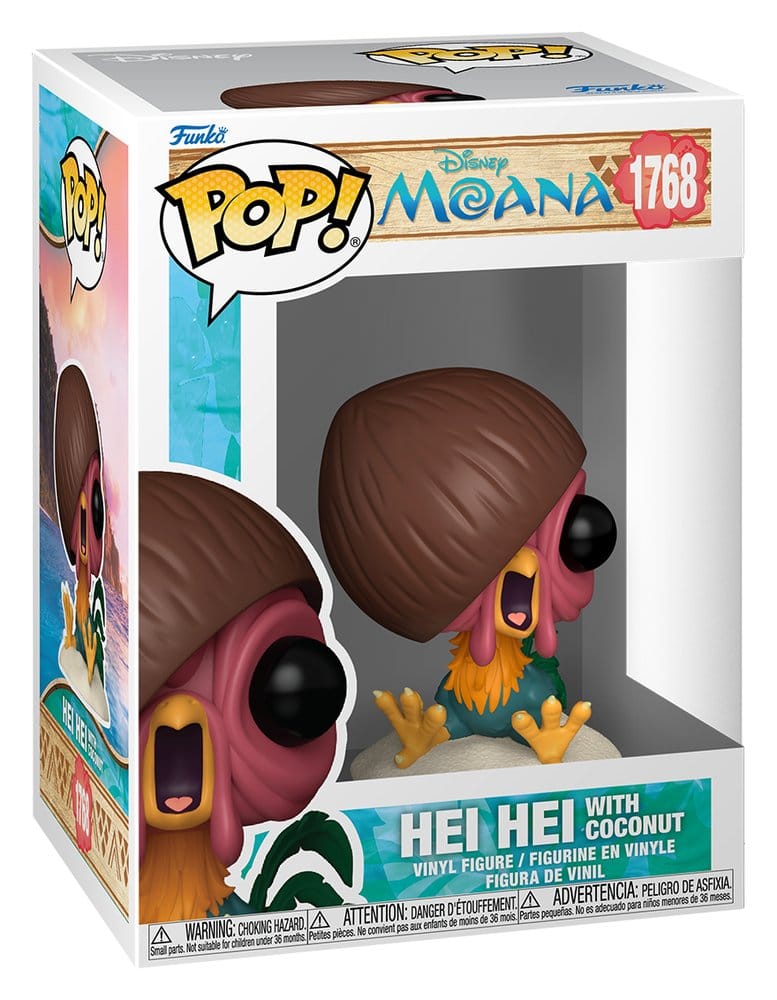 Vaiana POP! & Buddy Vinyl Figur Hei Hei w/Coconut 9 cm