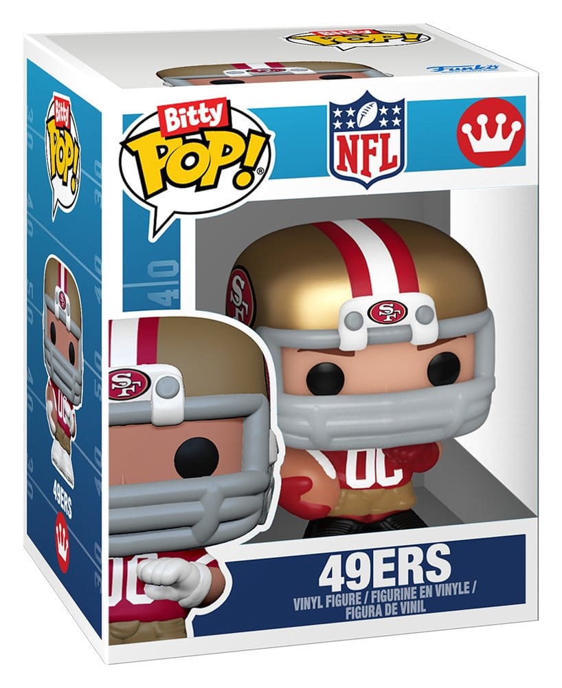 NFL Bitty POP! Helmets Vinyl Figuren NFC Series 1 Sortiment (12)