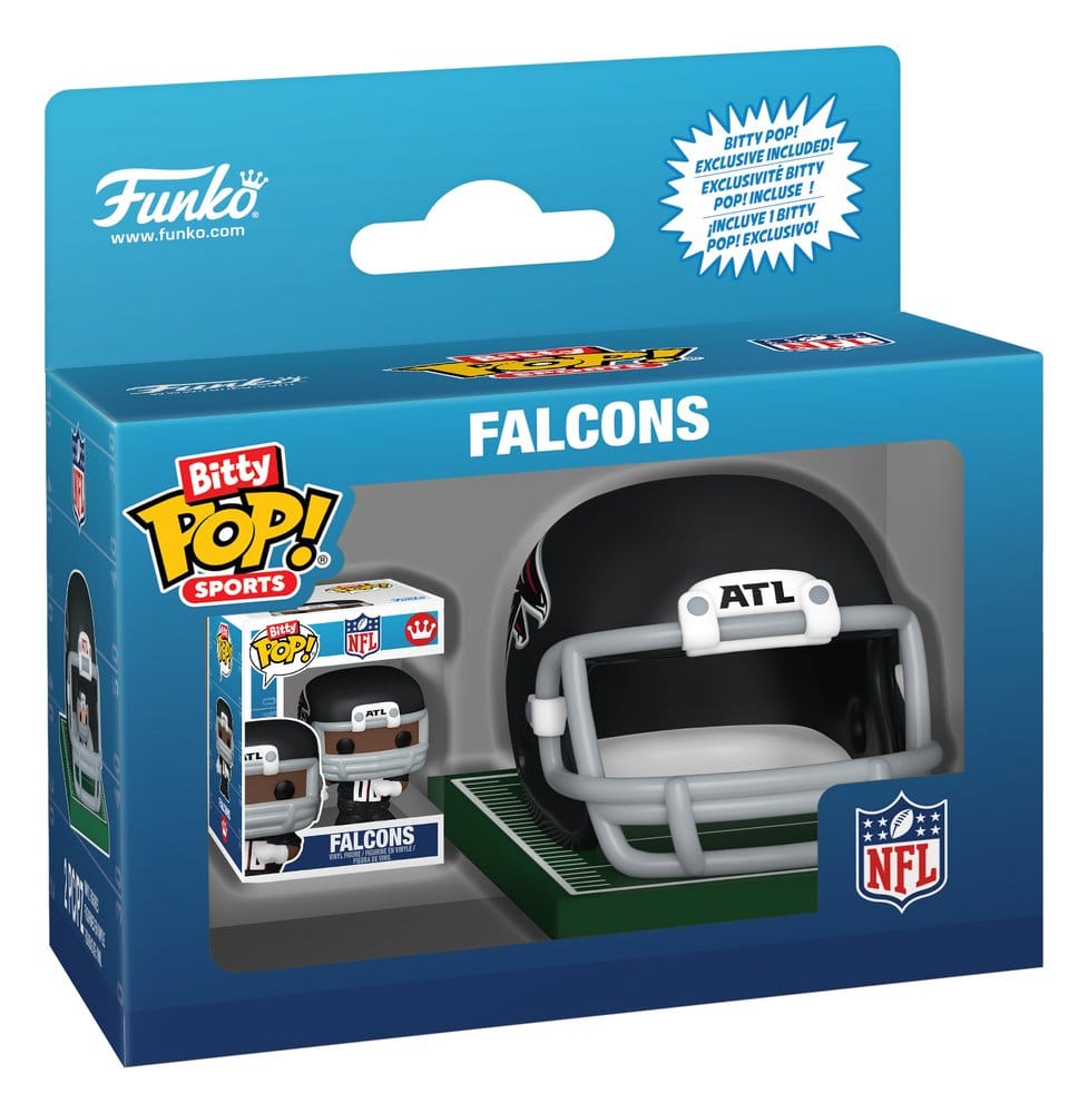 NFL Bitty POP! Helmets Vinyl Figuren NFC Series 1 Sortiment (12)