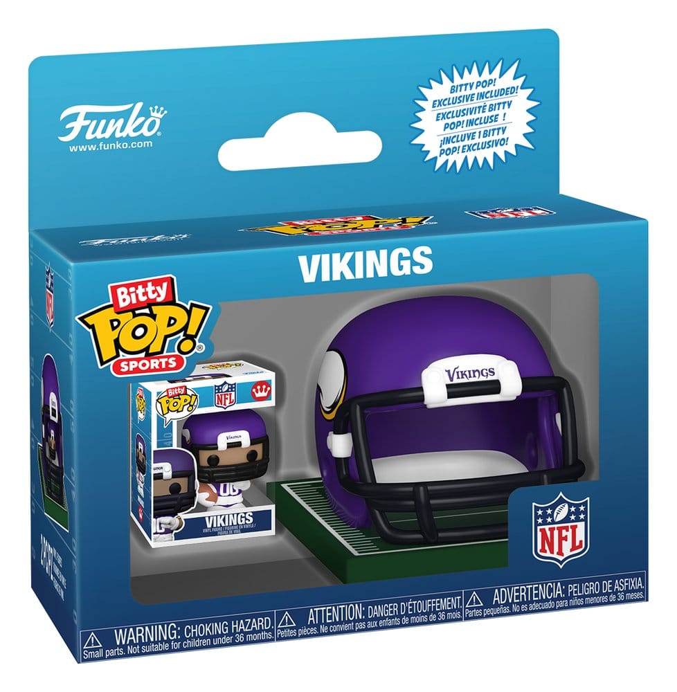 NFL Bitty POP! Helmets Vinyl Figuren NFC Series 1 Sortiment (12)