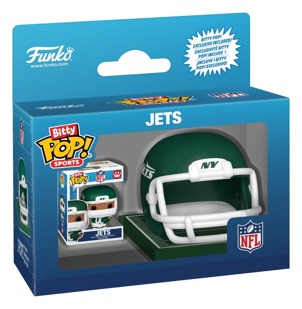 NFL Bitty POP! Helmets Vinyl Figuren AFC Series 1 Sortiment (12)