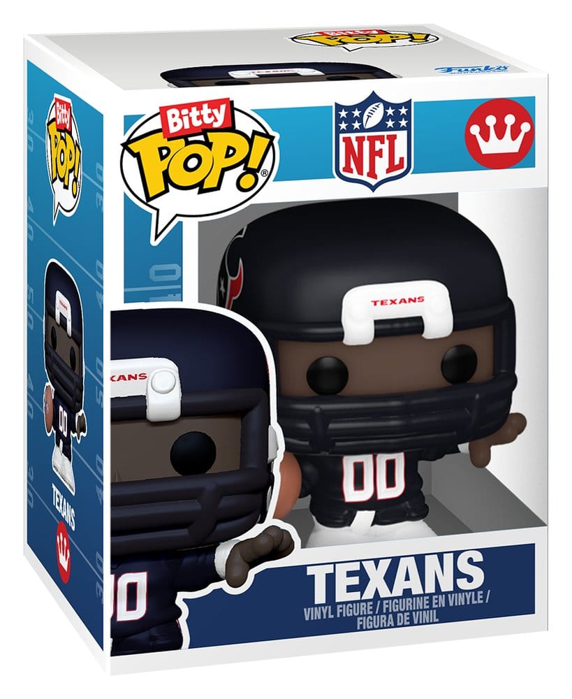NFL Bitty POP! Helmets Vinyl Figuren AFC Series 1 Sortiment (12)