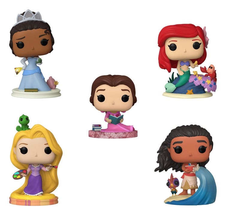 Disney POP! Animation Vinyl Figuren 5er-Pack Disney Princess 9 cm